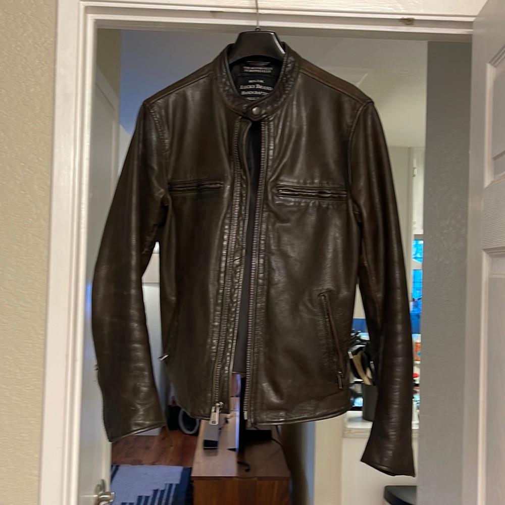 Lucky Brand men’s leather Bonneville Racer jacket - Small